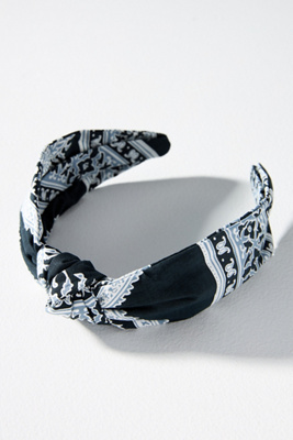 Everly Bandana Knot Headband | Anthropologie display picture 1