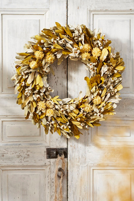 Terrain Citrus Grove Dried Wreath