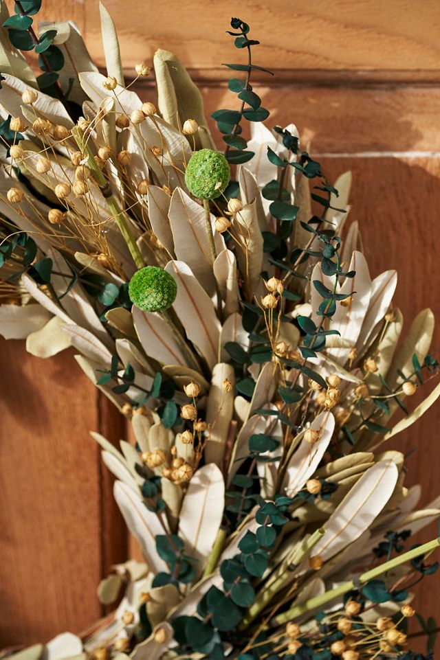 Dried Mossy Meadow Wreath #1