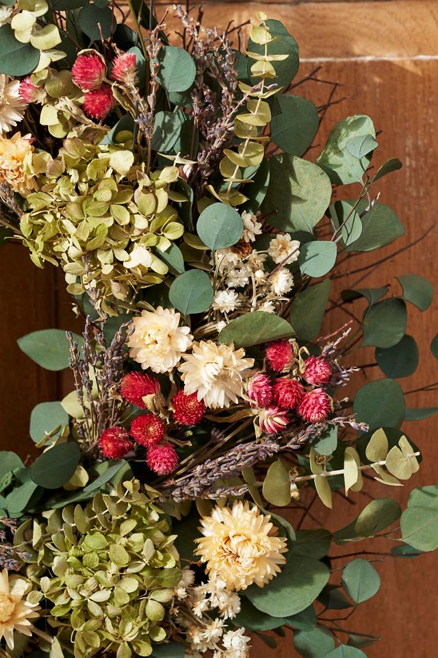 Dried York Cottage Wreath #1