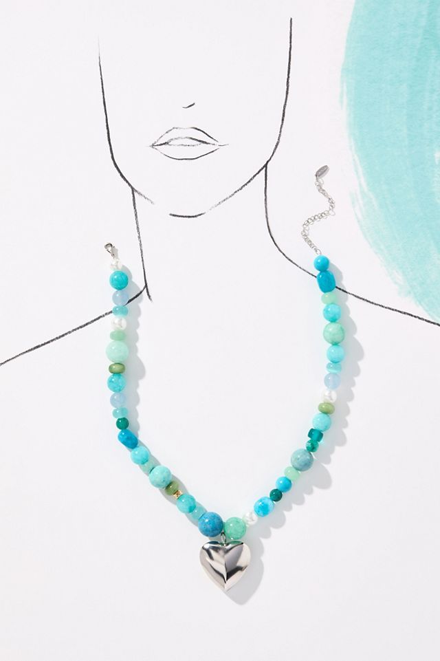 Beaded Icon Charm Necklace #2