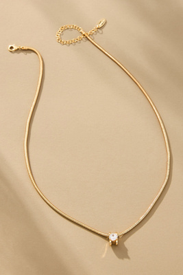 Crystal Snake Chain Necklace