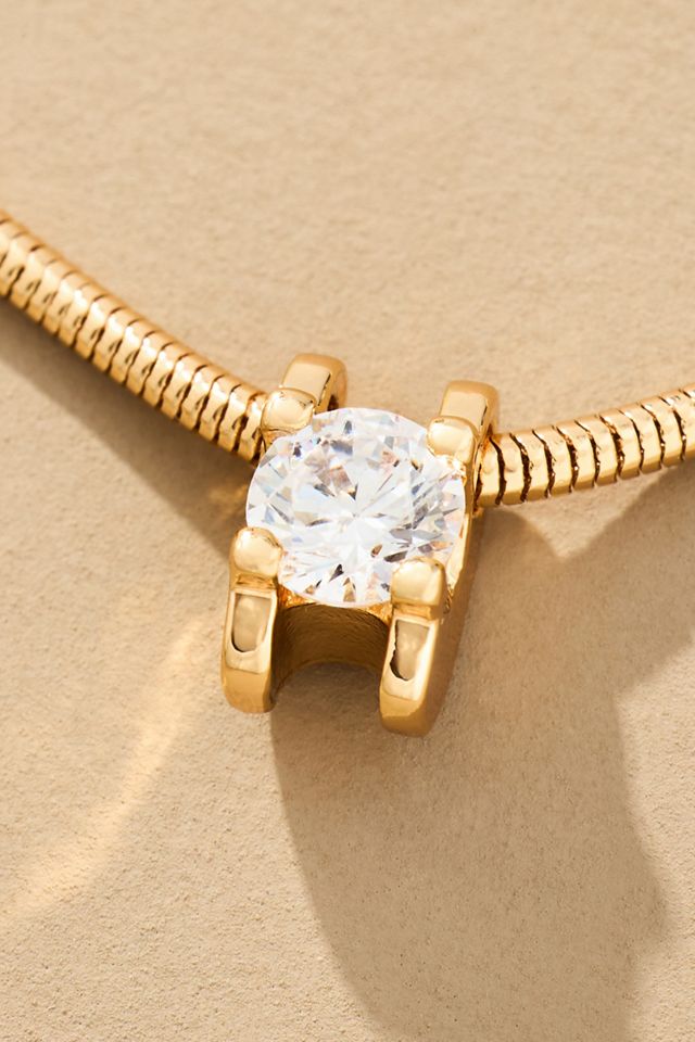 Crystal Snake Chain Necklace #1