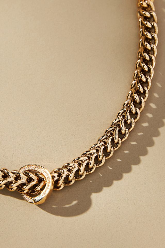 Mixed Metal Charm Medium Chain Necklace #1