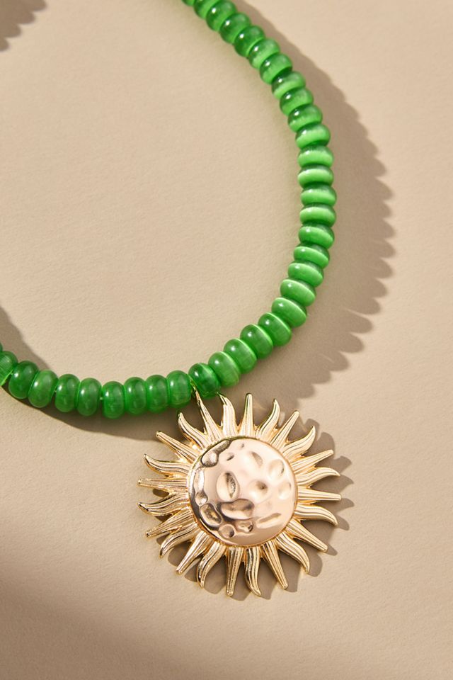 Beaded Pendant Necklace #2