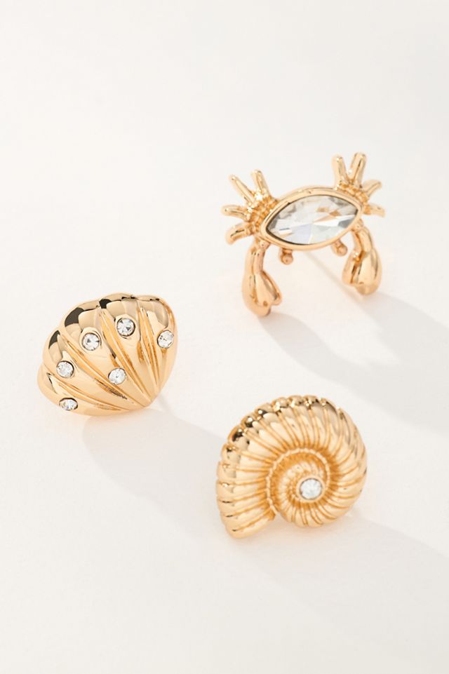 Summer Icon Post Earrings, Set of 3 #1
