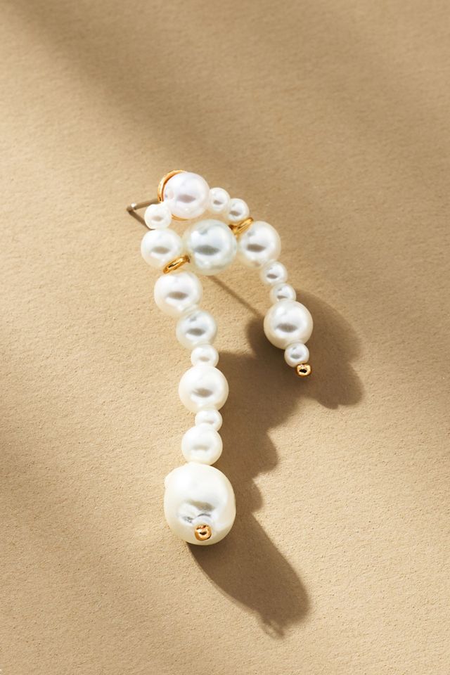 Waterfall Pearl Drop Earrings #1
