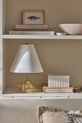 Anthropologie The Icon Table Lamp: Shell Edition