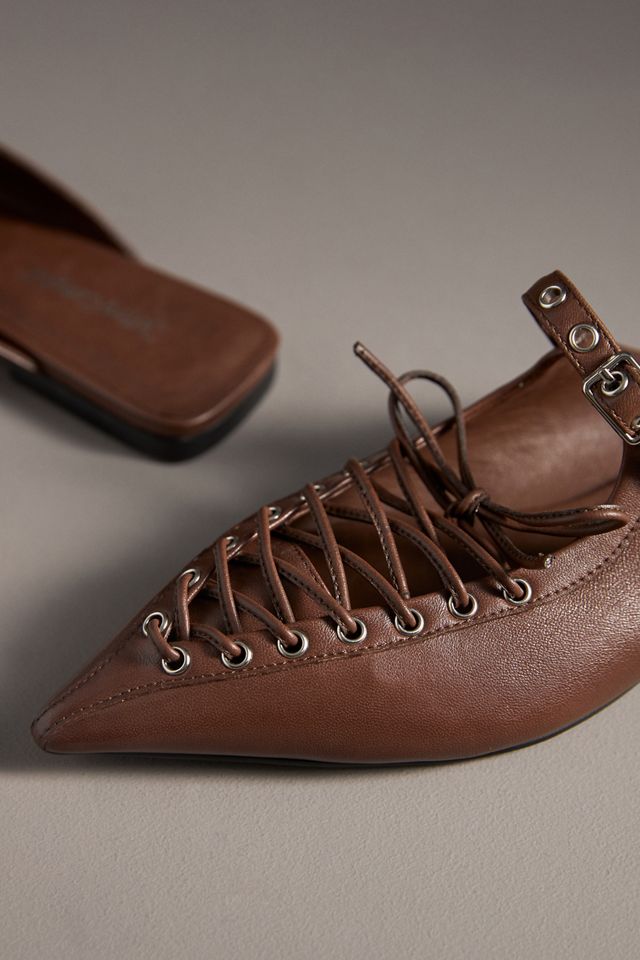 Jeffrey Campbell Jaskier Corset-Detail Flats #4