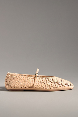 Jeffrey Campbell Khloe Perforated Square Toe Flat