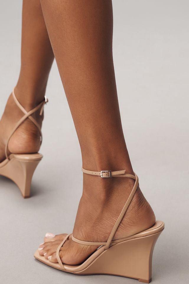 Jeffrey Campbell Highlight Strappy Square-Toe Wedge Sandals #2