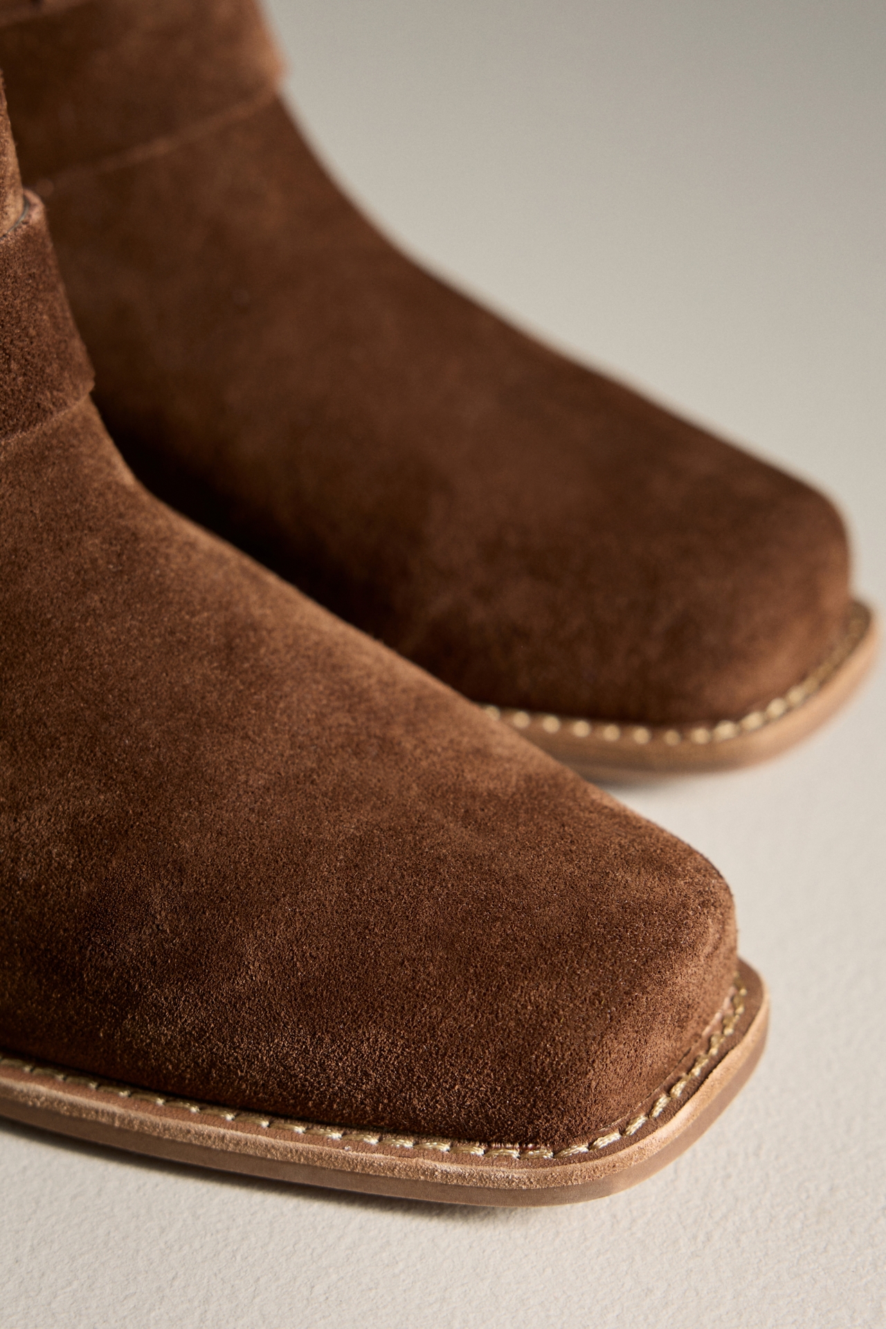 Jeffrey Campbell Waylon-Lo Square-Toe Western Ankle Boots