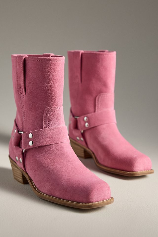 Jeffrey Campbell Waylon-Lo Square-Toe Western Ankle Boots #1