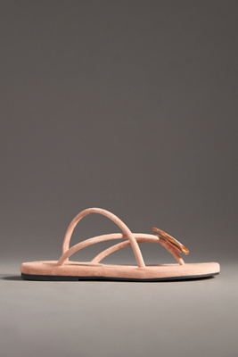 Jeffrey Campbell Alette Suede Strappy Thong Sandals