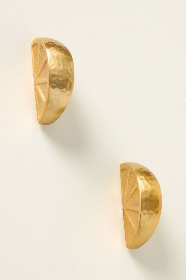 Lemon Solid Brass Fruit Knobs, Set of 2 #2