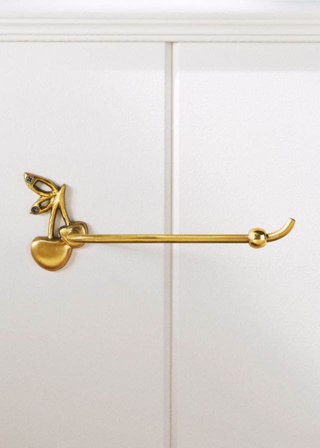 Mon Cheri Cherry Brass Toilet Paper Holder #3