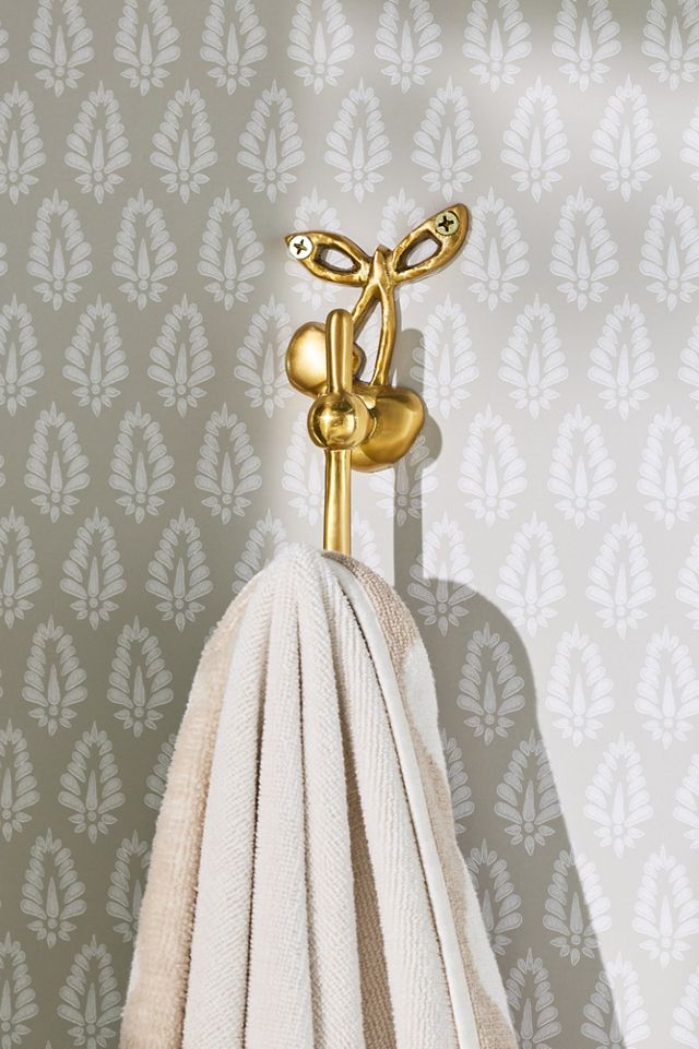 Mon Cheri Cherry Brass Bath Hook #2