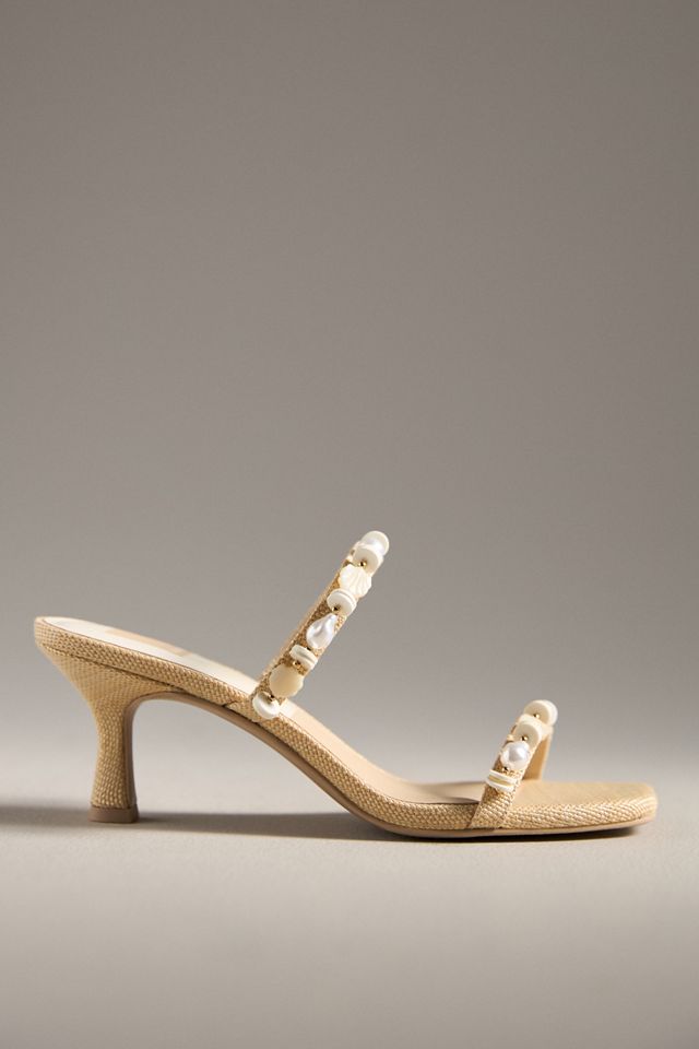 Dolce Vita Grayson Raffia Kitten Heels #1