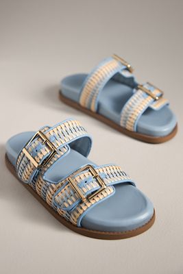 Reformation Peridot Mignon Knot Flat Sandals