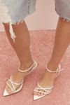 Schutz Desiree Strappy Kitten Heels