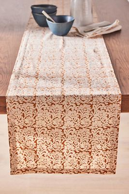 Demeter Embroidered Cotton Runner