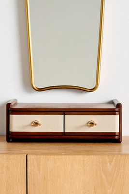 Torin Shagreen and Wood Jewelry Box