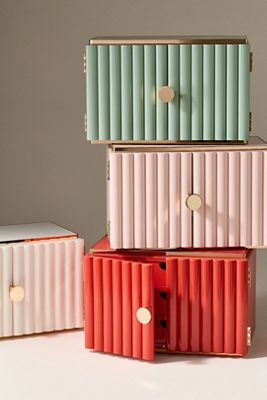 Juneau Lacquered Wood Jewelry Box