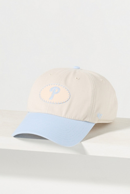 47 Brand Leather Patch Baseball Cap In Neutral