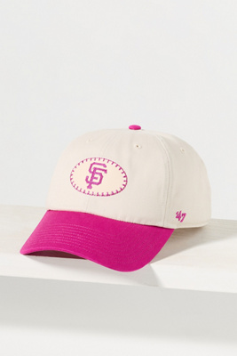 47 Brand Leather Patch Baseball Cap In Neutral