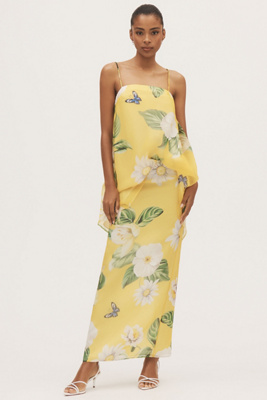 Leo Lin Jing Silk Maxi Skirt