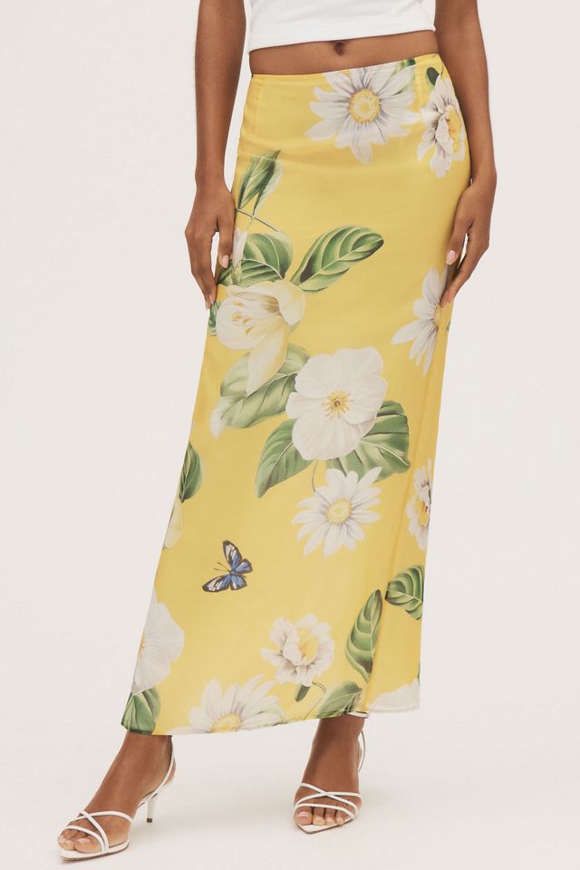 LEO LIN Jing Silk Maxi Skirt