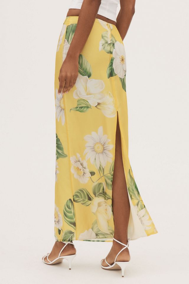 LEO LIN Jing Silk Maxi Skirt