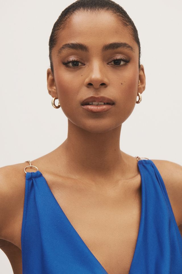 LEO LIN Imogen Silk Blend Maxi Dress #4