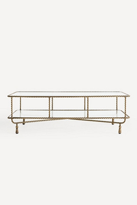 Anthropologie Lark Glass Coffee Table