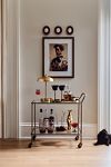 Lark Glass Bar Cart