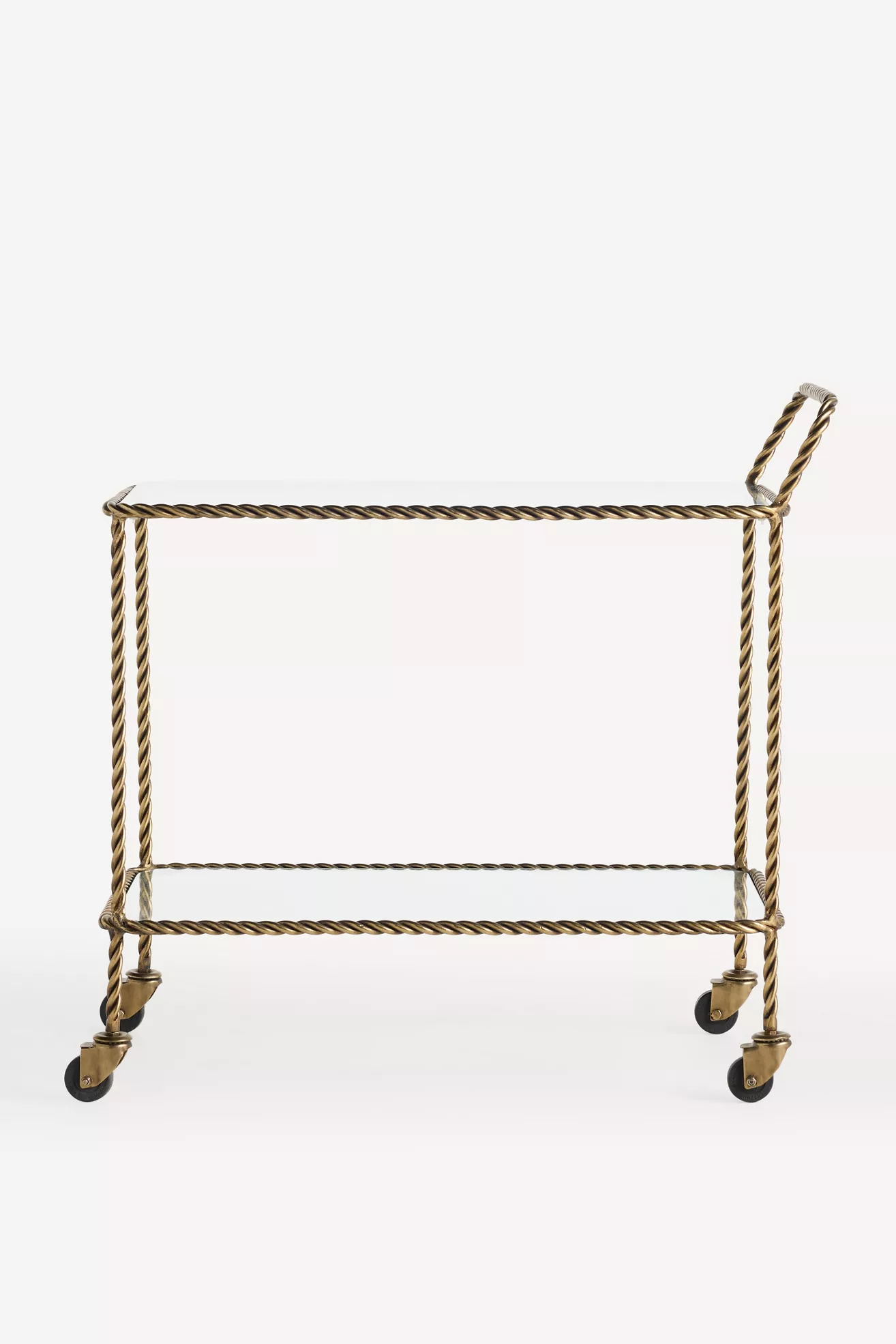 Lark Glass Bar Cart - thumbnail 2