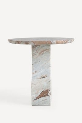 Teo Marble Round Side Table