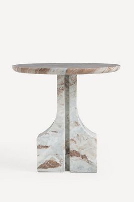 Teo Marble Round Side Table
