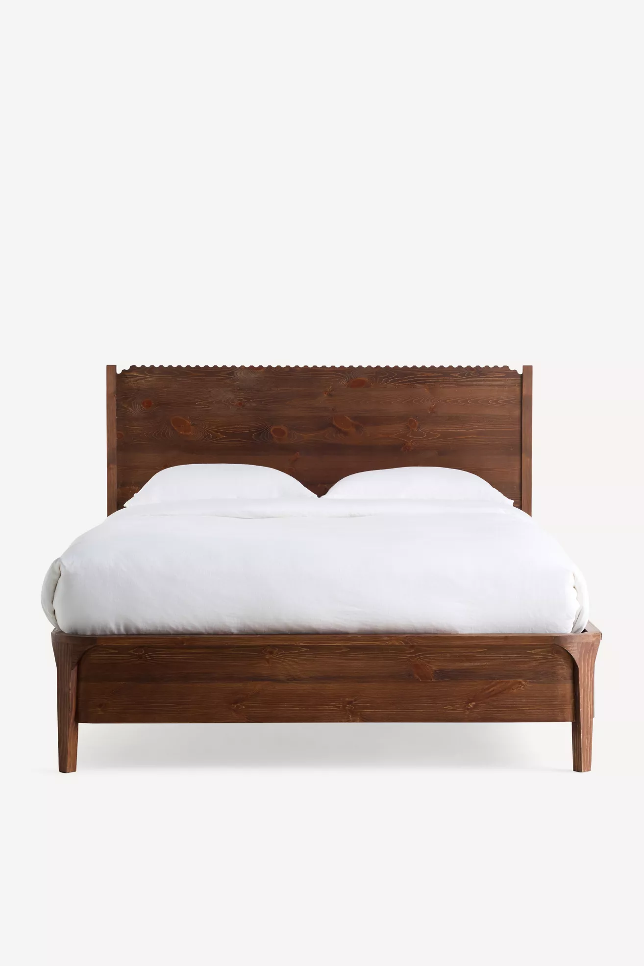 Aria Classic Oak Wood Bed - thumbnail 2