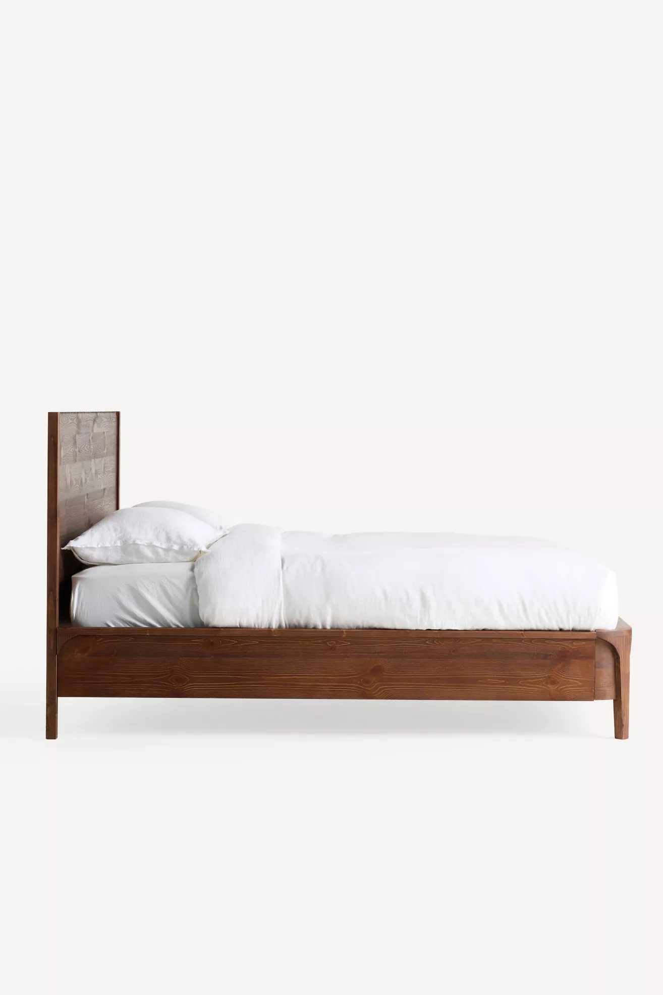 Aria Classic Oak Wood Bed - thumbnail 4