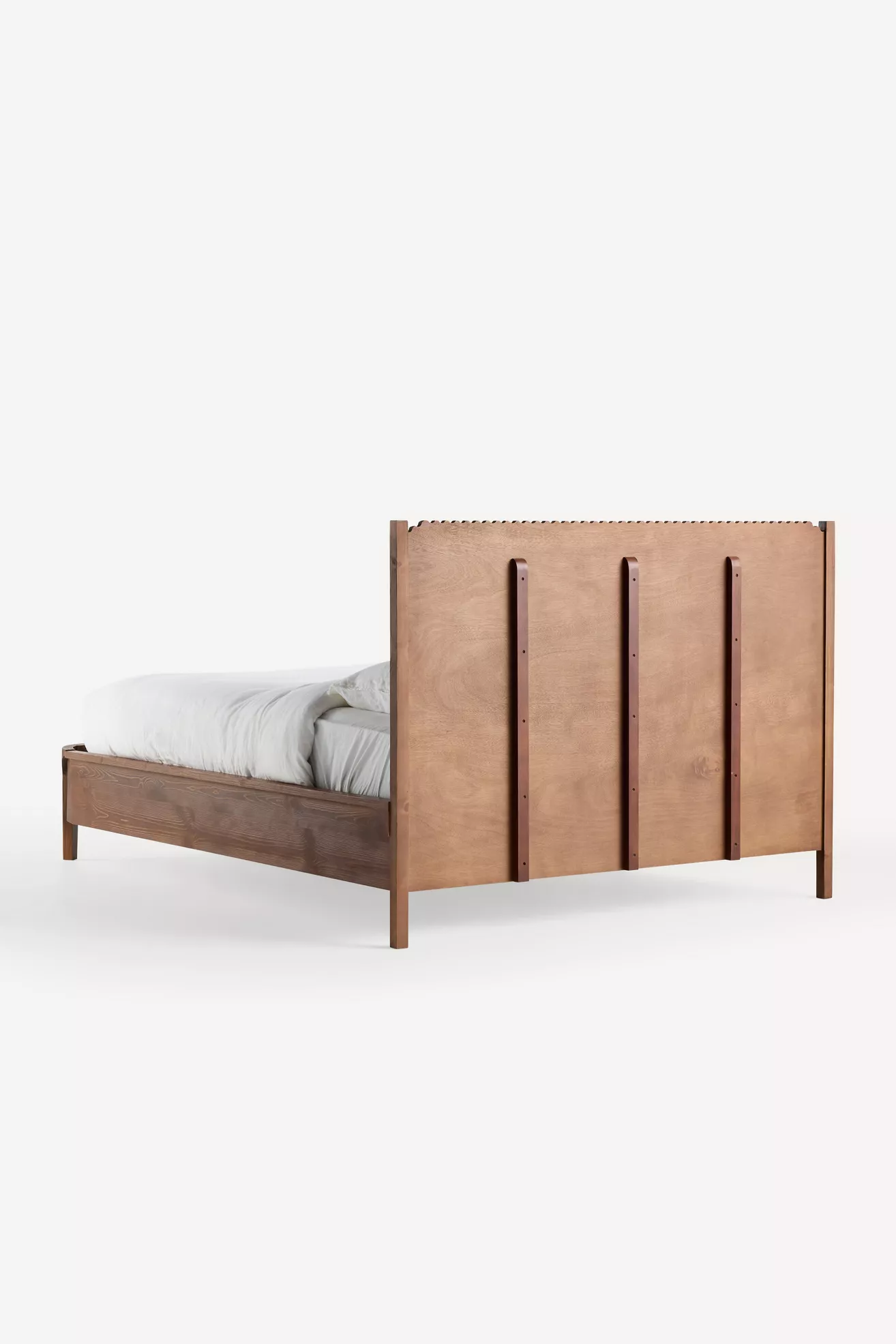 Aria Classic Oak Wood Bed - thumbnail 5