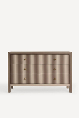 Anthropologie Hale Canvas Six-drawer Dresser In Brown