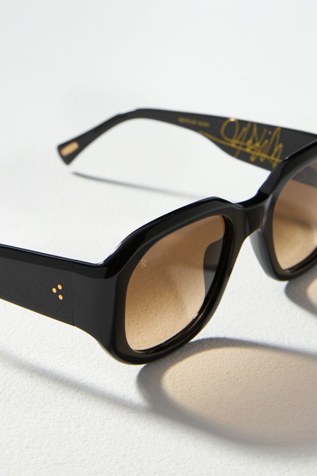 RAEN Zouk Rectangle Sunglasses | Anthropologie