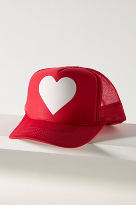 By Anthropologie Heart Trucker Hat