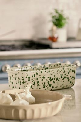Splatter Portuguese Stoneware Loaf Pan