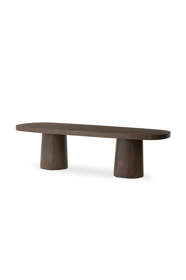Valen 108" Rectangular Oak Dining Table #1