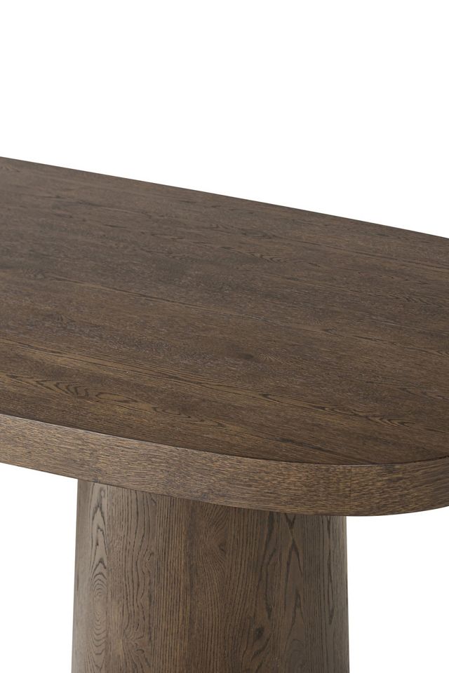 Valen 108" Rectangular Oak Dining Table #4