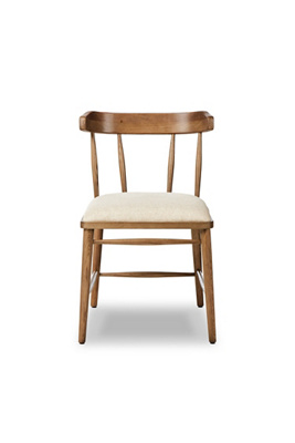 Anthropologie Colter Performance Linen Dining Chair