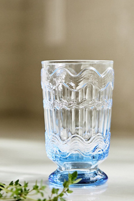 Polly Textured Glass Tumblers, Set of 4