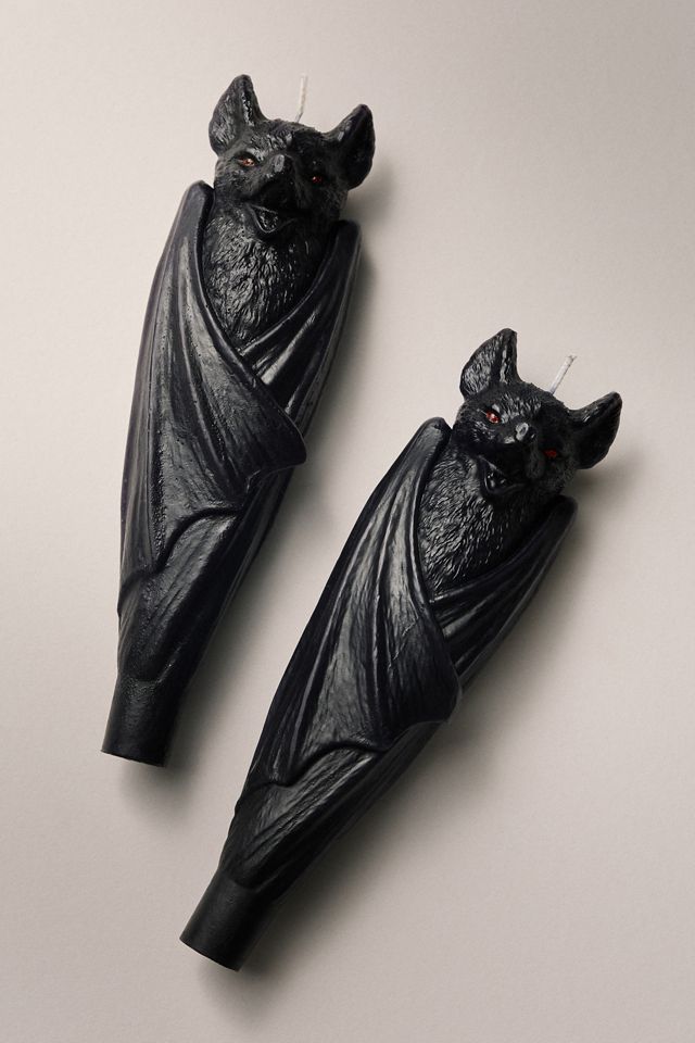 Bat Taper Candles, Set of 2 #1
